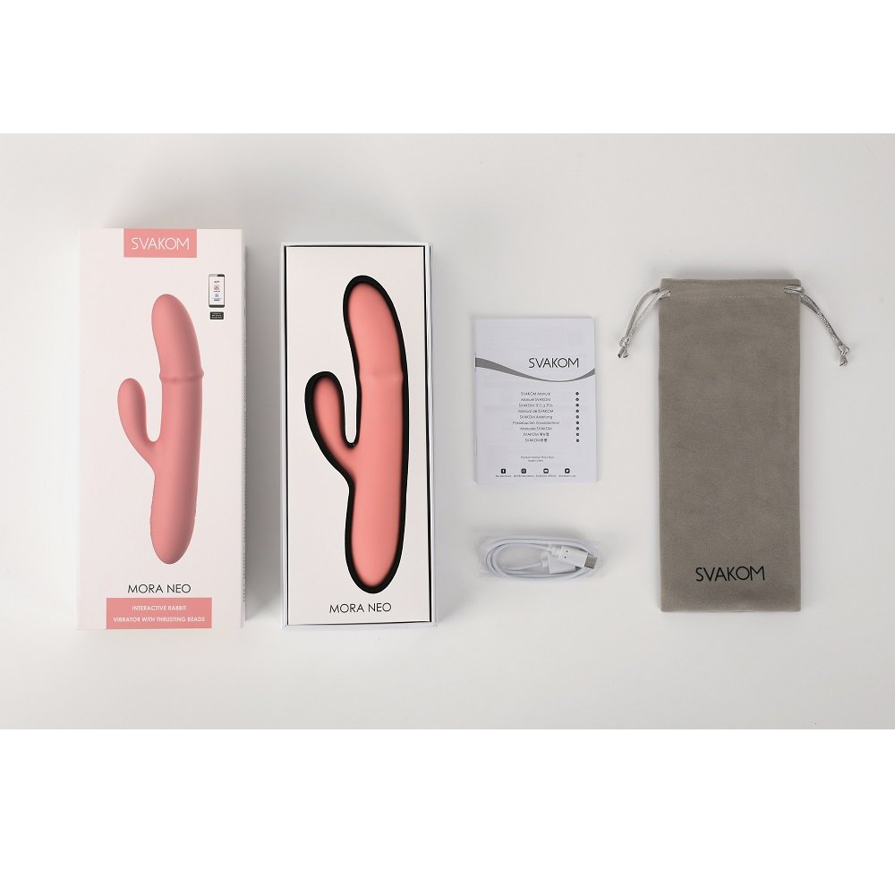 Svakom Mora Neo Interactive Rabbit Vibrator with Thrusting Beads 9 Svakom Mora Neo Interactive Rabbit Vibrator with Thrusting Beads - Image 8
