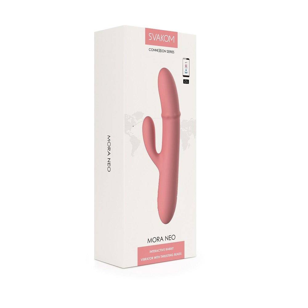 Svakom Mora Neo Interactive Rabbit Vibrator with Thrusting Beads 10 Svakom Mora Neo Interactive Rabbit Vibrator with Thrusting Beads - Image 9