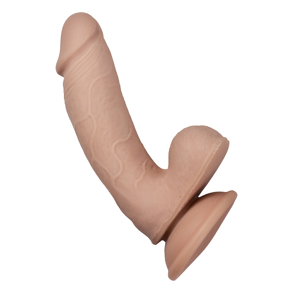 RealCocks Dual Layer Bendable Dildo 7 Inch Vanilla 6 RealCocks Dual Layer Bendable Dildo 7 Inch Vanilla - Image 5
