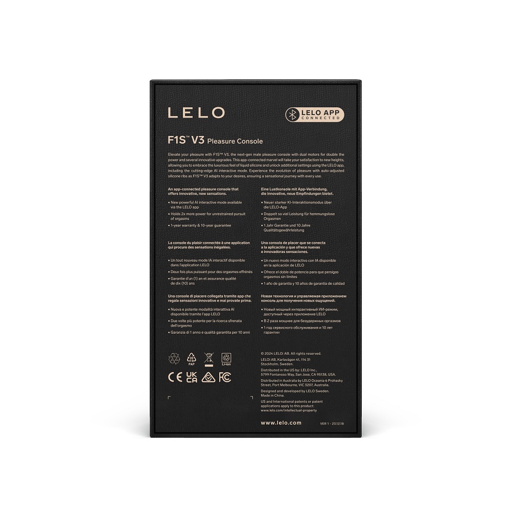 LELO F1S V3 AI Interactive Male Masturbator Blue 7 LELO F1S V3 AI Interactive Male Masturbator Blue - Image 6