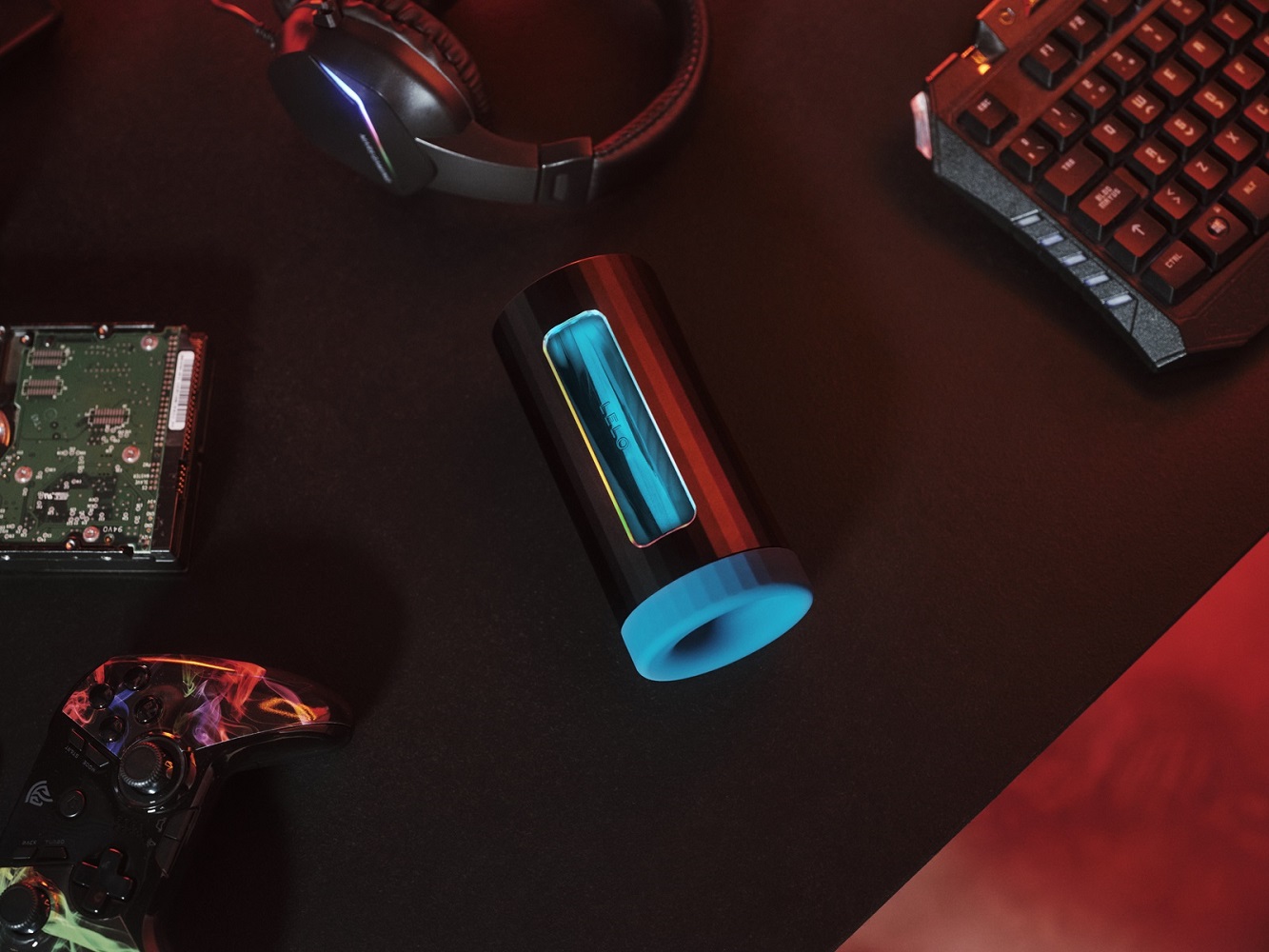 LELO F1S V3 AI Interactive Male Masturbator Blue 8 LELO F1S V3 AI Interactive Male Masturbator Blue - Image 7