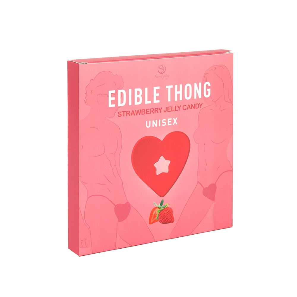 Edible Jelly Thong Strawberry Flavour 2 Edible Jelly Thong Strawberry Flavour