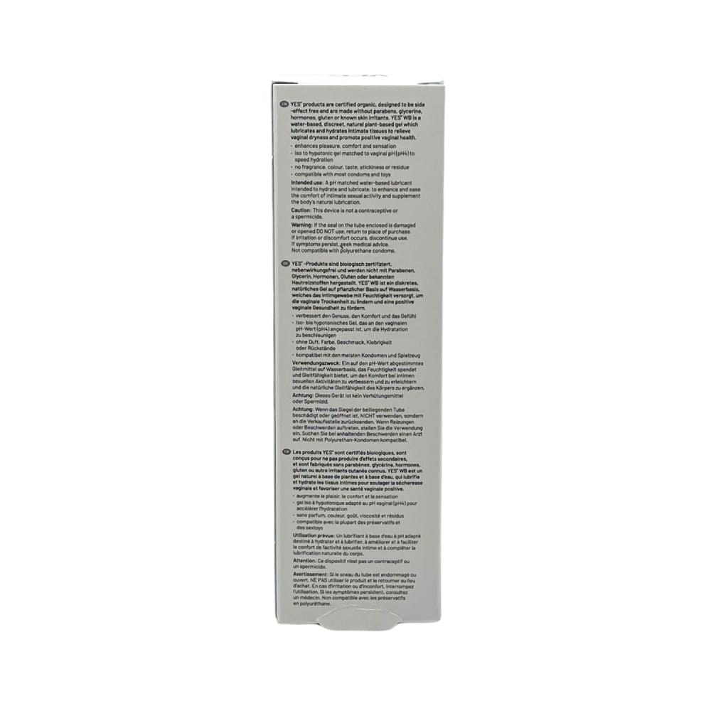 YES Organic Water Based Personal Lubricant-50ml 5 YES Organic Water Based Personal Lubricant-50ml - Image 4