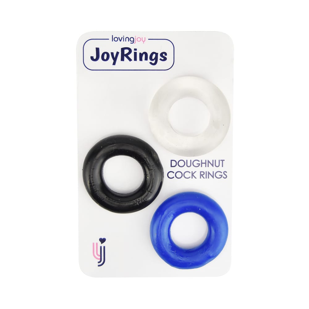 JoyRings Doughnut Cock Rings (3 Pack) 5 JoyRings Doughnut Cock Rings (3 Pack) - Image 4