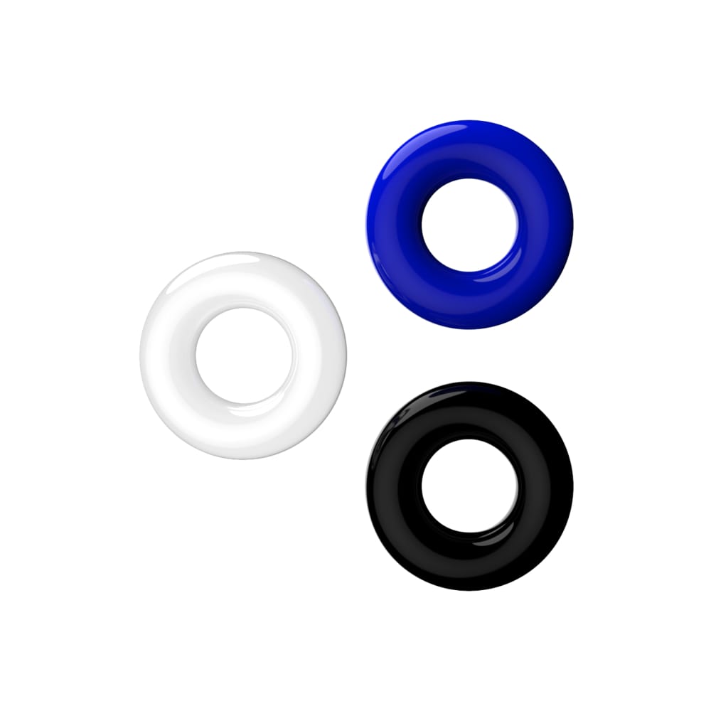 JoyRings Doughnut Cock Rings (3 Pack) 2 JoyRings Doughnut Cock Rings (3 Pack) - Image 1