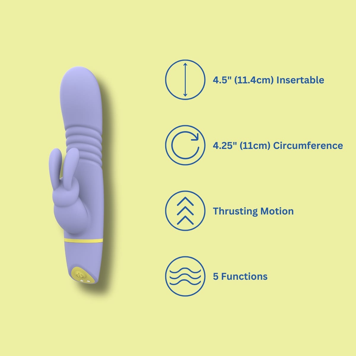 Mina Tide Thrusting Rabbit Vibrator 6 Mina Tide Thrusting Rabbit Vibrator - Image 5