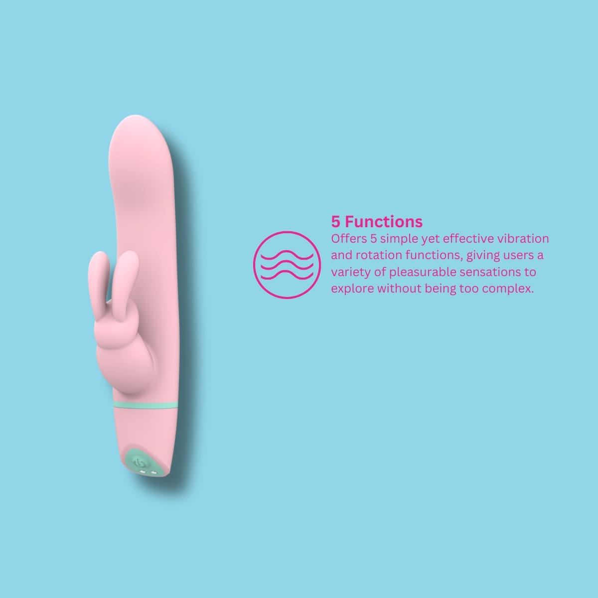 Mina Ripple Vibrating & Rotating Rabbit Vibrator 10 Mina Ripple Vibrating & Rotating Rabbit Vibrator - Image 9