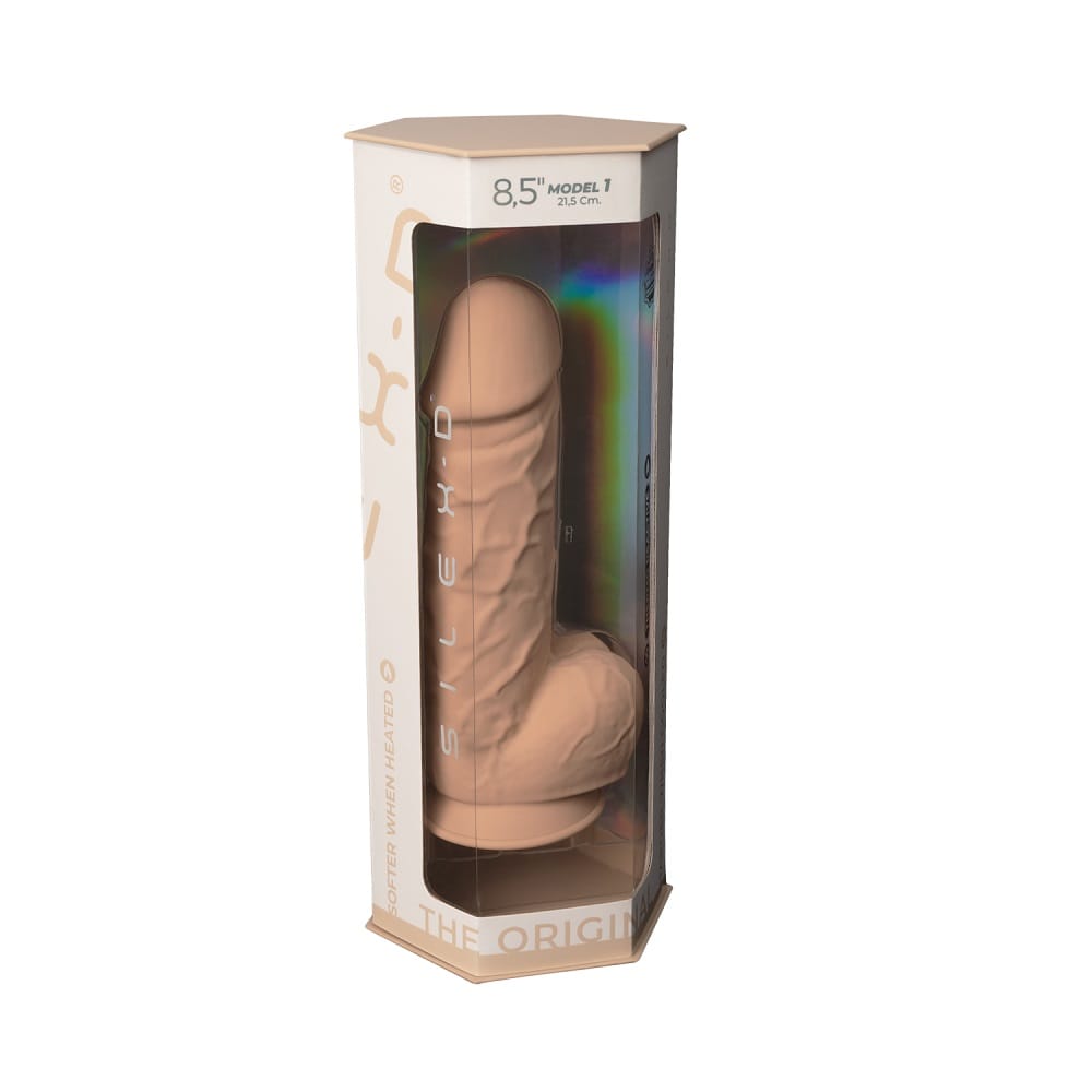 SilexD 8.5 inch Realistic Silicone Dual Density Girthy Dildo with Suction Cup with Balls 9 SilexD 8.5 inch Realistic Silicone Dual Density Girthy Dildo with Suction Cup with Balls - Image 8