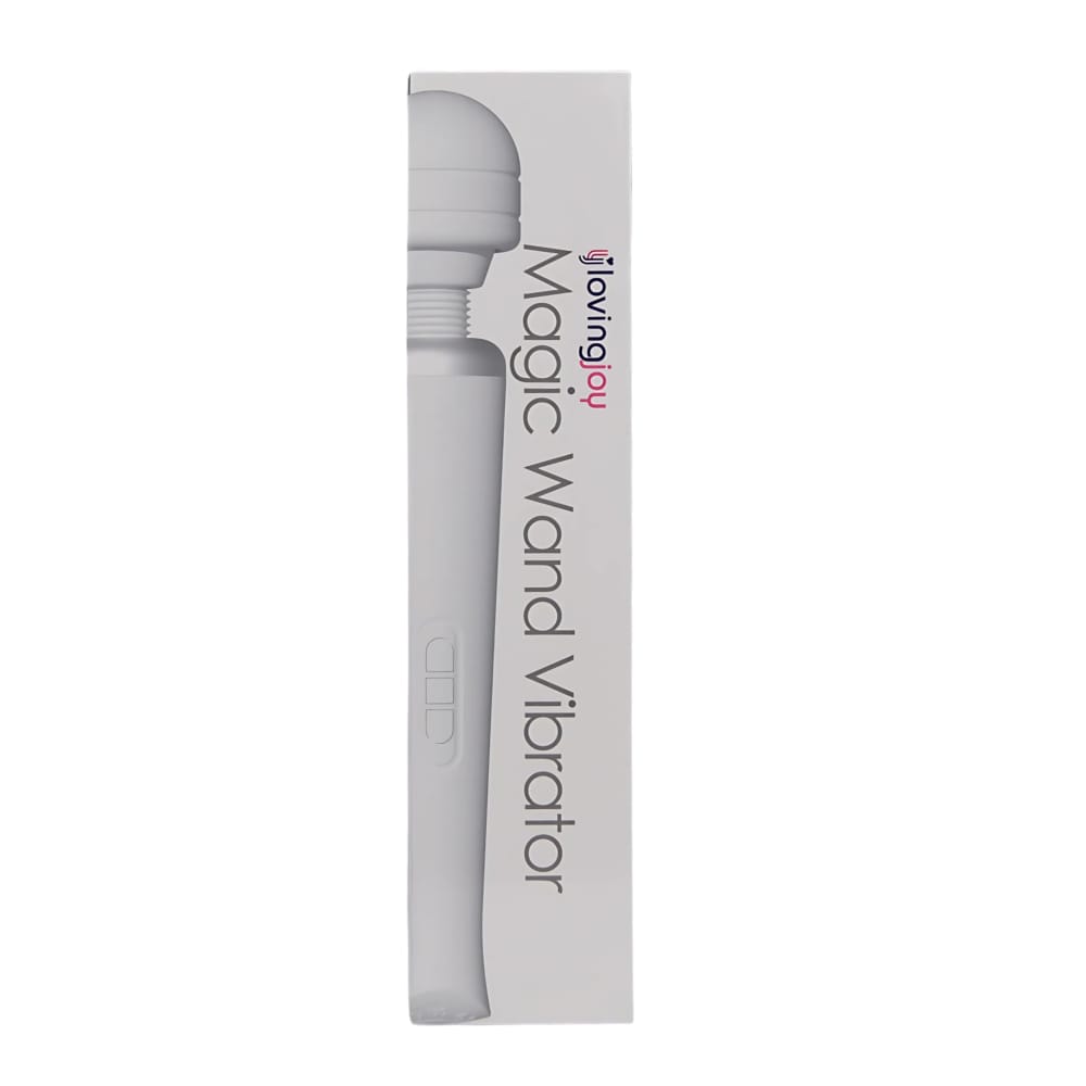 Loving Joy Rechargeable Magic Wand Vibrator White 7 Loving Joy Rechargeable Magic Wand Vibrator White - Image 6