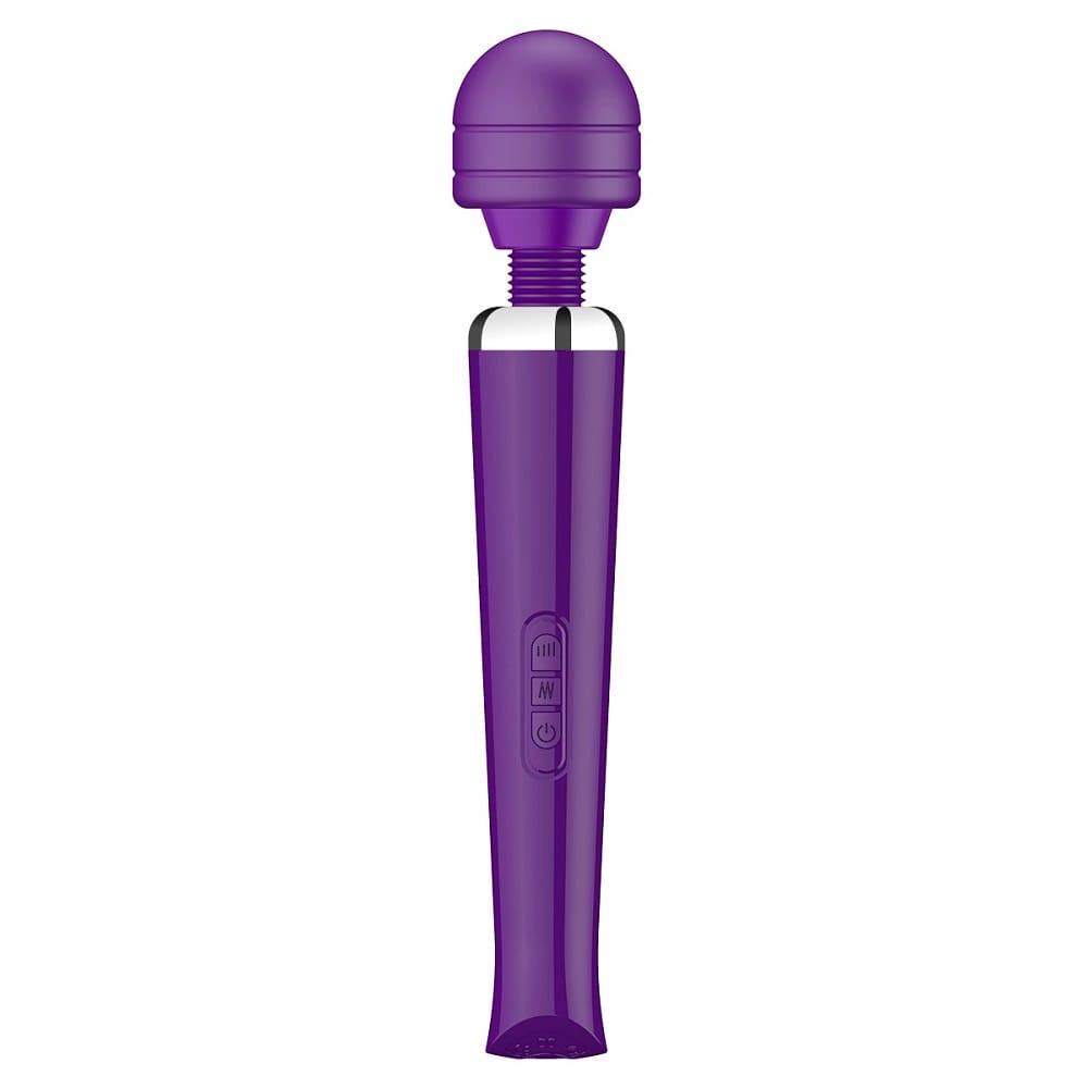 Loving Joy Rechargeable Magic Wand Vibrator Purple 2 Loving Joy Rechargeable Magic Wand Vibrator Purple - Image 1