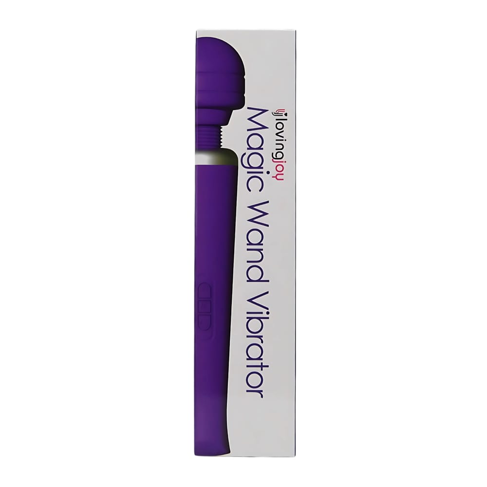 Loving Joy Rechargeable Magic Wand Vibrator Purple 7 Loving Joy Rechargeable Magic Wand Vibrator Purple - Image 6