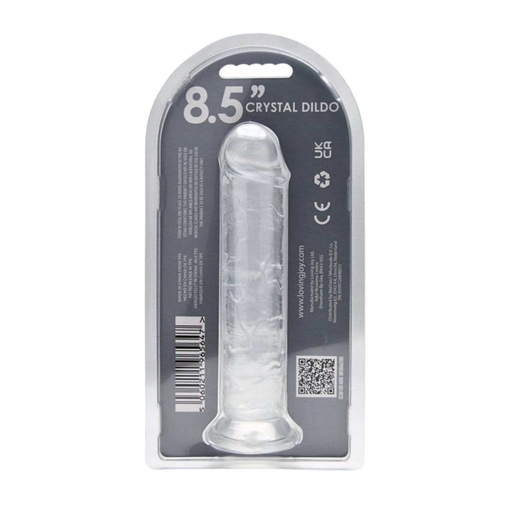 Loving Joy 8.5 Inch Suction Cup Dildo Clear 8 Loving Joy 8.5 Inch Suction Cup Dildo Clear - Image 7