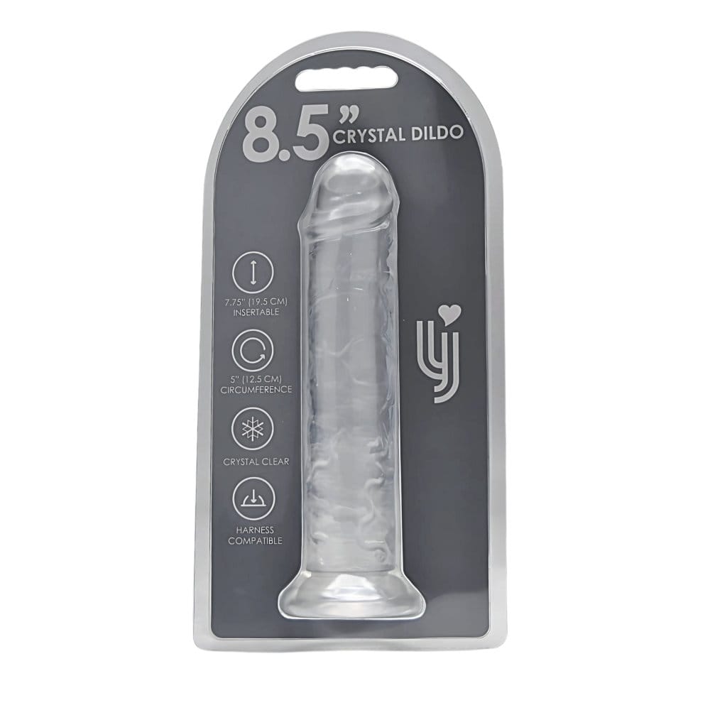 Loving Joy 8.5 Inch Suction Cup Dildo Clear 7 Loving Joy 8.5 Inch Suction Cup Dildo Clear - Image 6