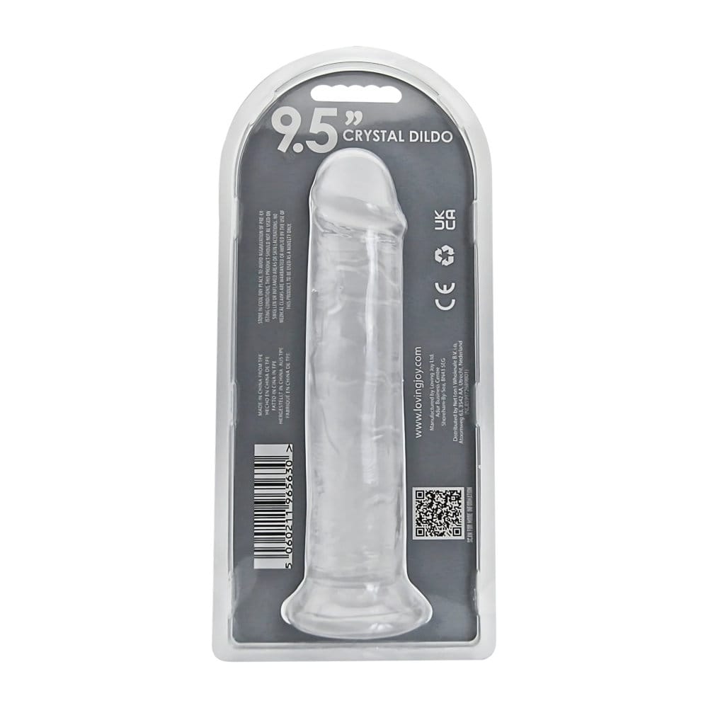 Loving Joy 9.5 Inch Suction Cup Dildo Clear 8 Loving Joy 9.5 Inch Suction Cup Dildo Clear - Image 7