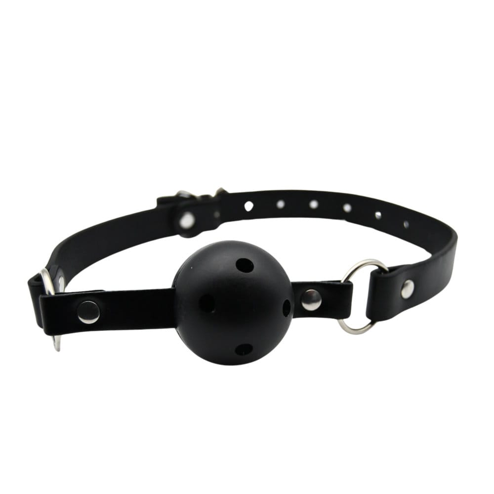 Bound to Play Breathable Ball Gag Black 4 Bound to Play Breathable Ball Gag Black - Image 3