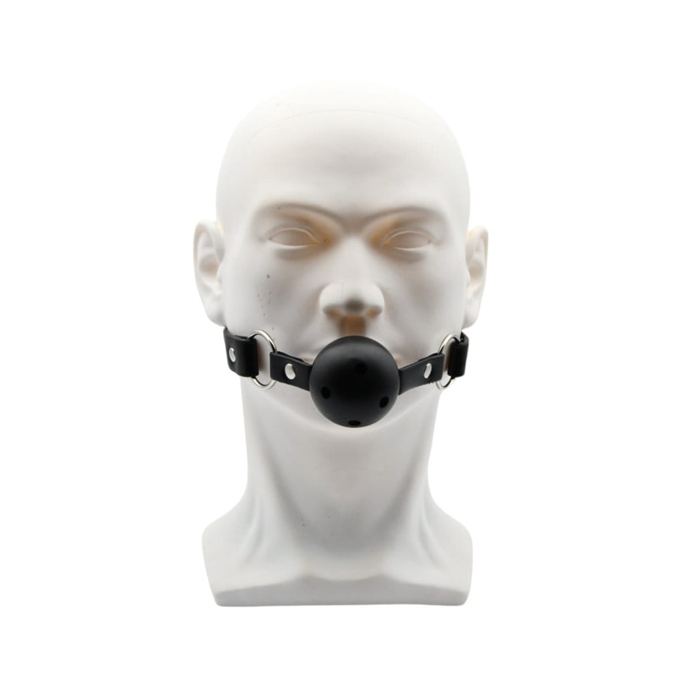 Bound to Play Breathable Ball Gag Black 6 Bound to Play Breathable Ball Gag Black - Image 5