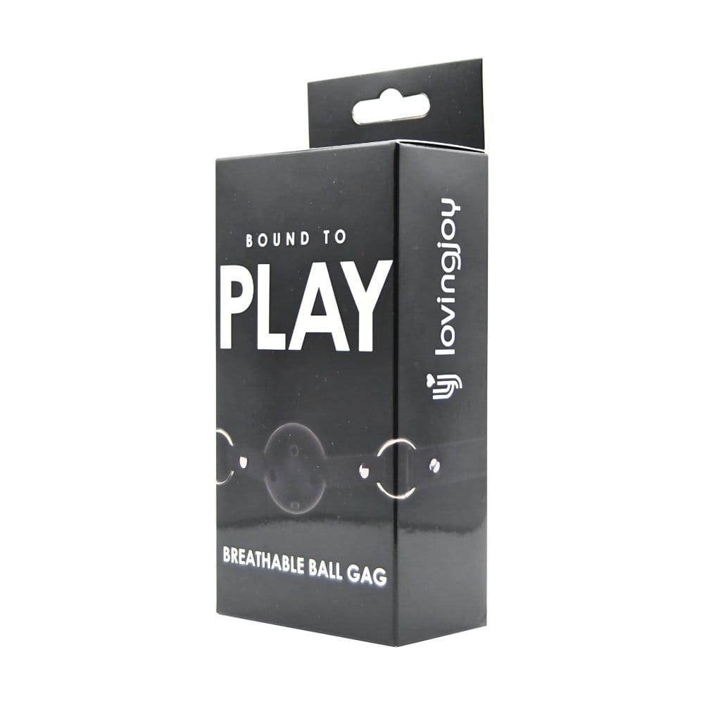 Bound to Play Breathable Ball Gag Black 9 Bound to Play Breathable Ball Gag Black - Image 8