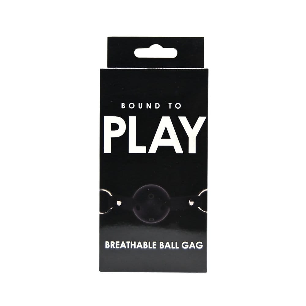 Bound to Play Breathable Ball Gag Black 7 Bound to Play Breathable Ball Gag Black - Image 6