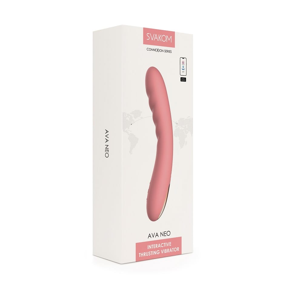 Svakom Ava Neo Interactive Thrusting Vibrator Pink 12 Svakom Ava Neo Interactive Thrusting Vibrator Pink - Image 11