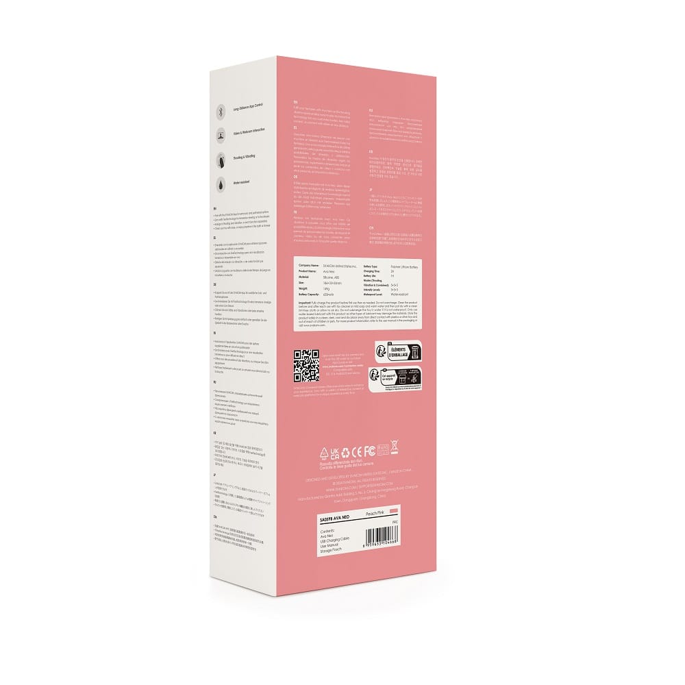 Svakom Ava Neo Interactive Thrusting Vibrator Pink 13 Svakom Ava Neo Interactive Thrusting Vibrator Pink - Image 12