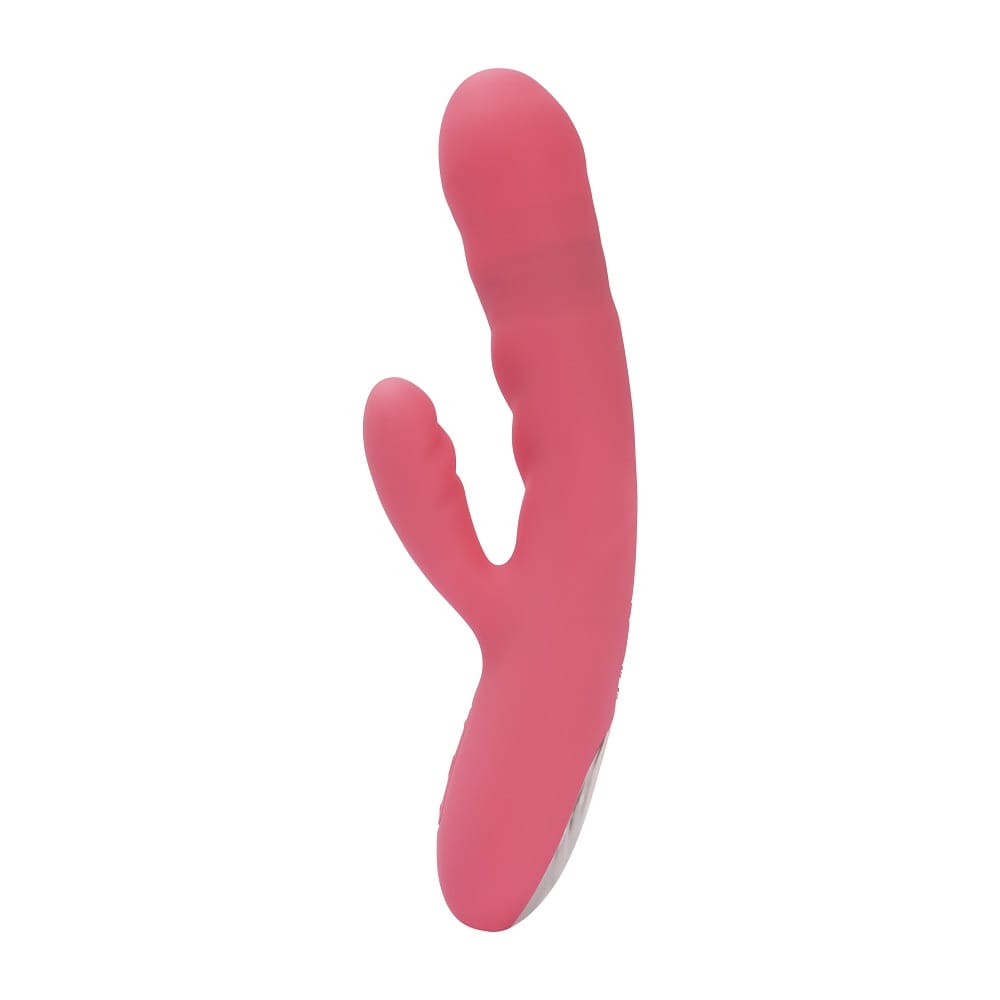 Svakom Avery Thrusting Vibrator with Clitoral Stimulator Pink 2 Svakom Avery Thrusting Vibrator with Clitoral Stimulator Pink - Image 1