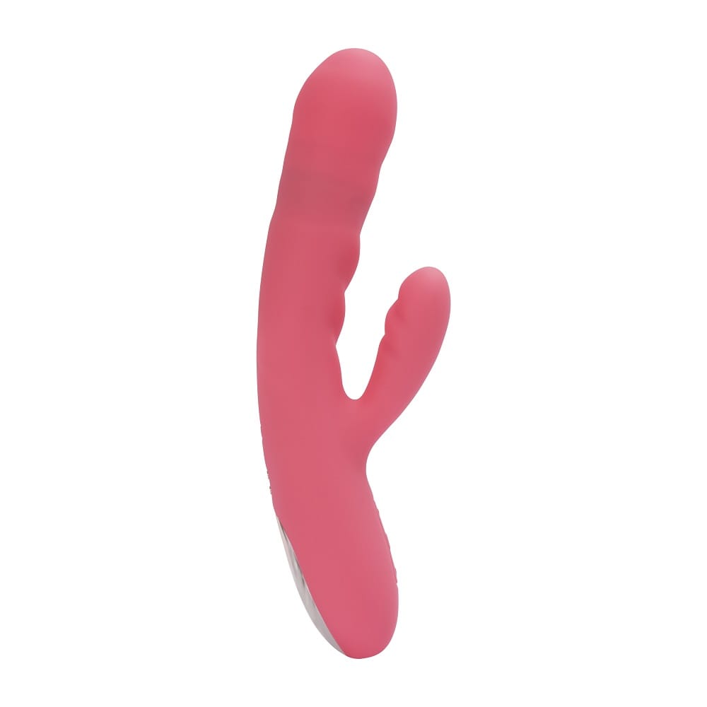 Svakom Avery Thrusting Vibrator with Clitoral Stimulator Pink 4 Svakom Avery Thrusting Vibrator with Clitoral Stimulator Pink - Image 3