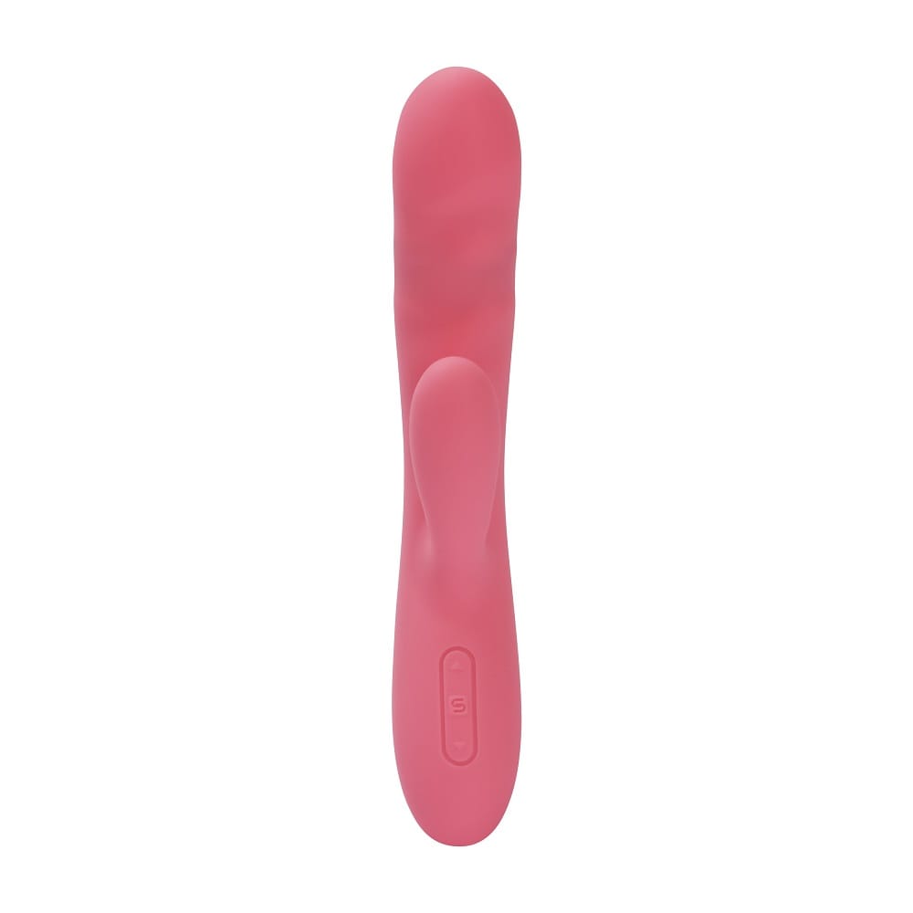 Svakom Avery Thrusting Vibrator with Clitoral Stimulator Pink 5 Svakom Avery Thrusting Vibrator with Clitoral Stimulator Pink - Image 4