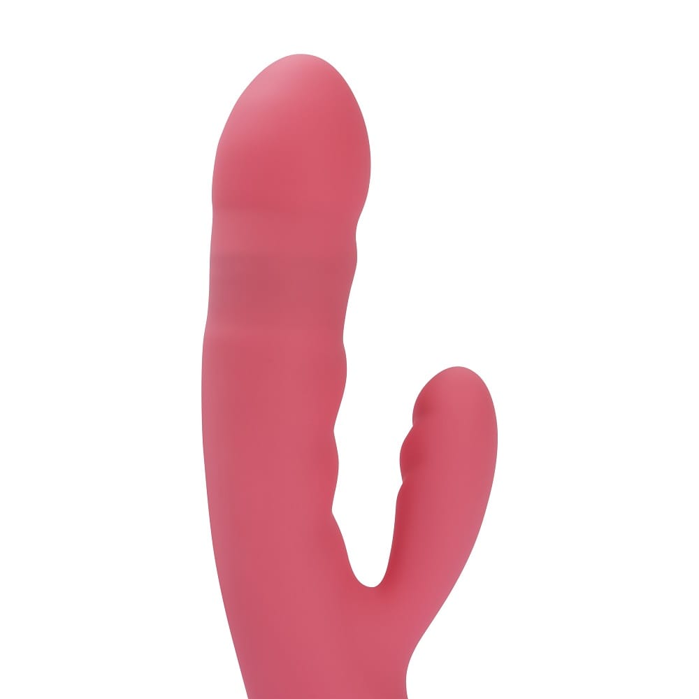 Svakom Avery Thrusting Vibrator with Clitoral Stimulator Pink 7 Svakom Avery Thrusting Vibrator with Clitoral Stimulator Pink - Image 6