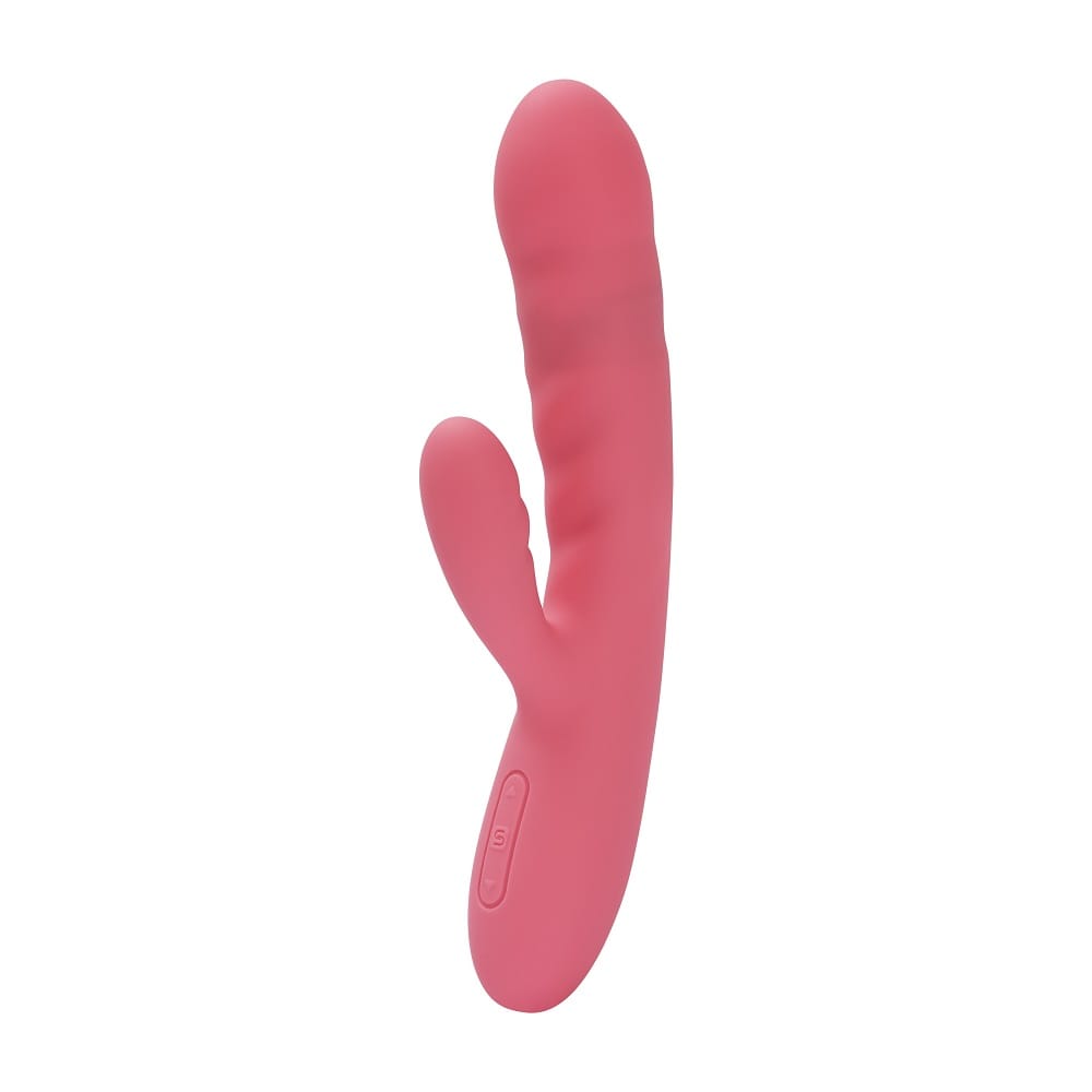 Svakom Avery Thrusting Vibrator with Clitoral Stimulator Pink 9 Svakom Avery Thrusting Vibrator with Clitoral Stimulator Pink - Image 8