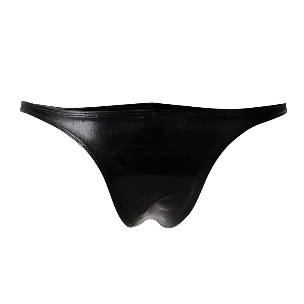 C4M Brazilian Brief Black Leatherette 4 C4M Brazilian Brief Black Leatherette - Image 3