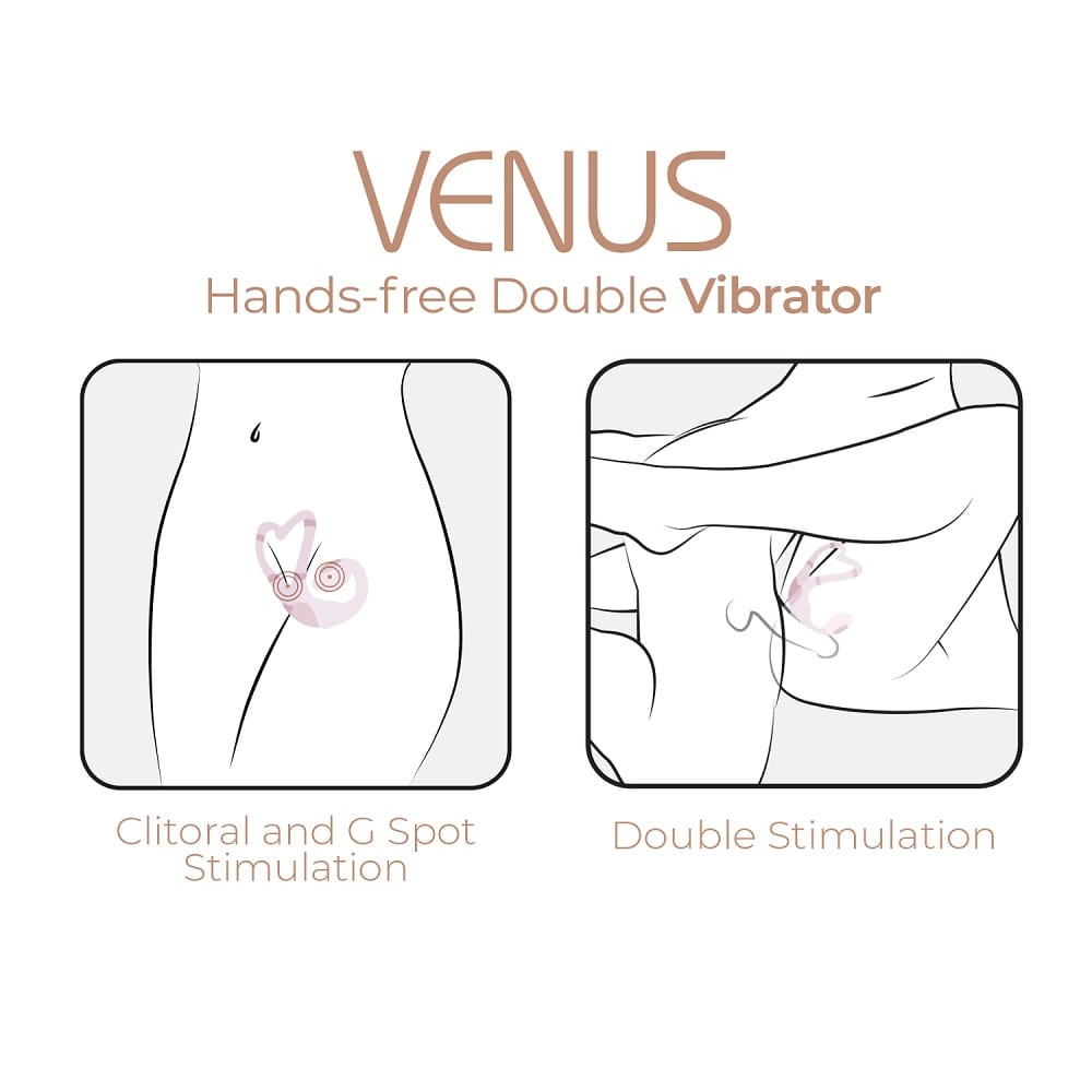 Adrien Lastic Venus Hands Free Double Vibrator 7 Adrien Lastic Venus Hands Free Double Vibrator - Image 6
