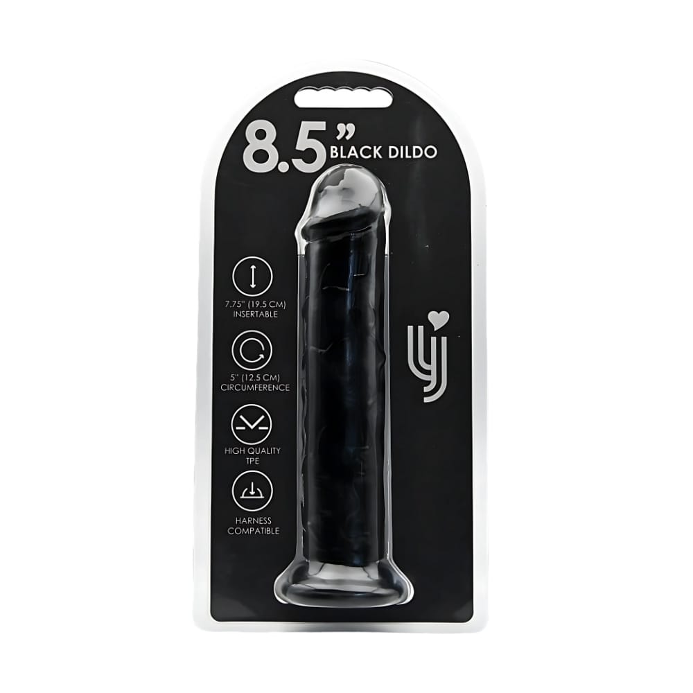 Loving Joy 8.5 Inch Suction Cup Dildo Black 7 Loving Joy 8.5 Inch Suction Cup Dildo Black - Image 6