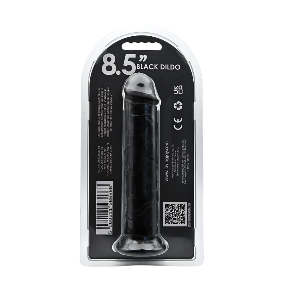 Loving Joy 8.5 Inch Suction Cup Dildo Black 8 Loving Joy 8.5 Inch Suction Cup Dildo Black - Image 7