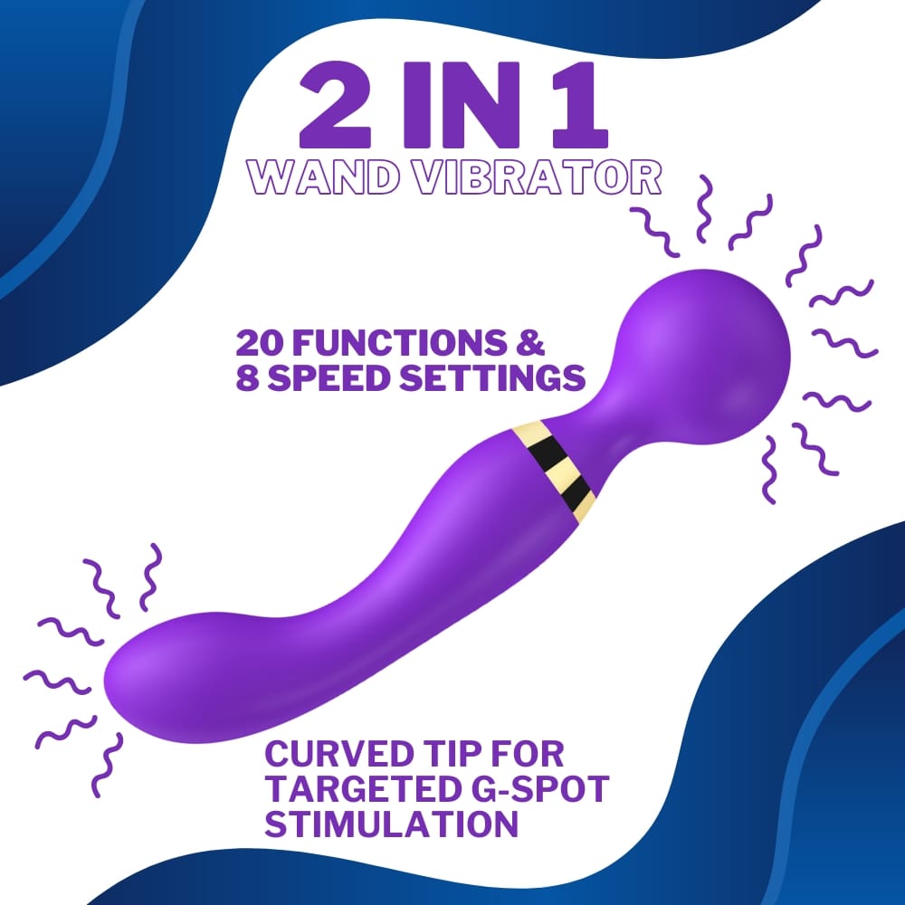 Loving Joy Dual Ended Wand Vibrator 11 Loving Joy Dual Ended Wand Vibrator - Image 10