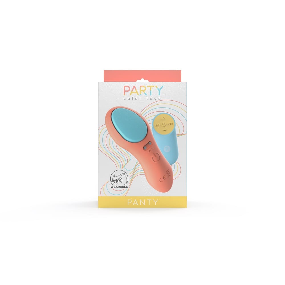 Party Color PANTY Remote Control Vibrator Orange 11 Party Color PANTY Remote Control Vibrator Orange - Image 10
