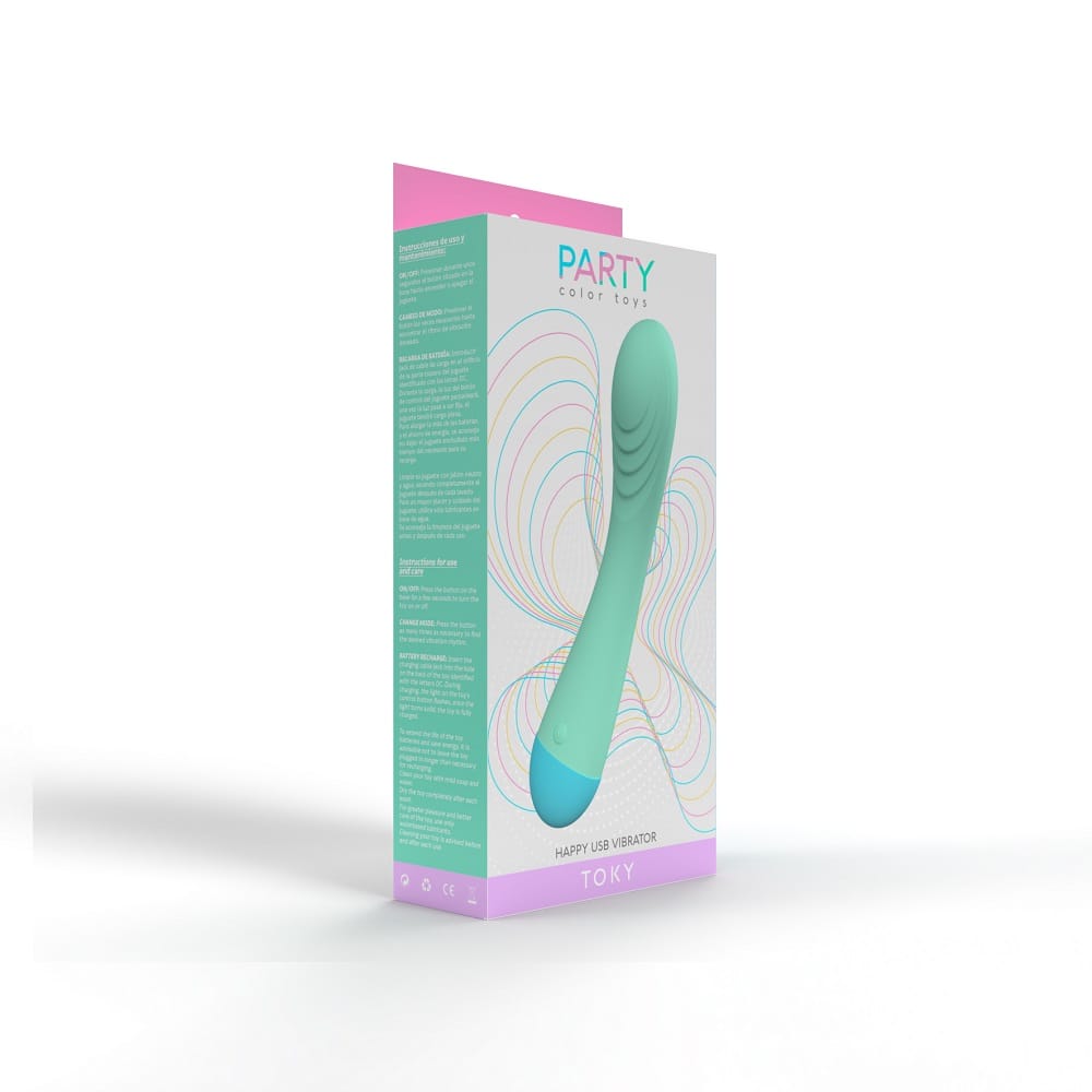 Party Color TOKY G-Spot Vibrator 9 Party Color TOKY G-Spot Vibrator - Image 8