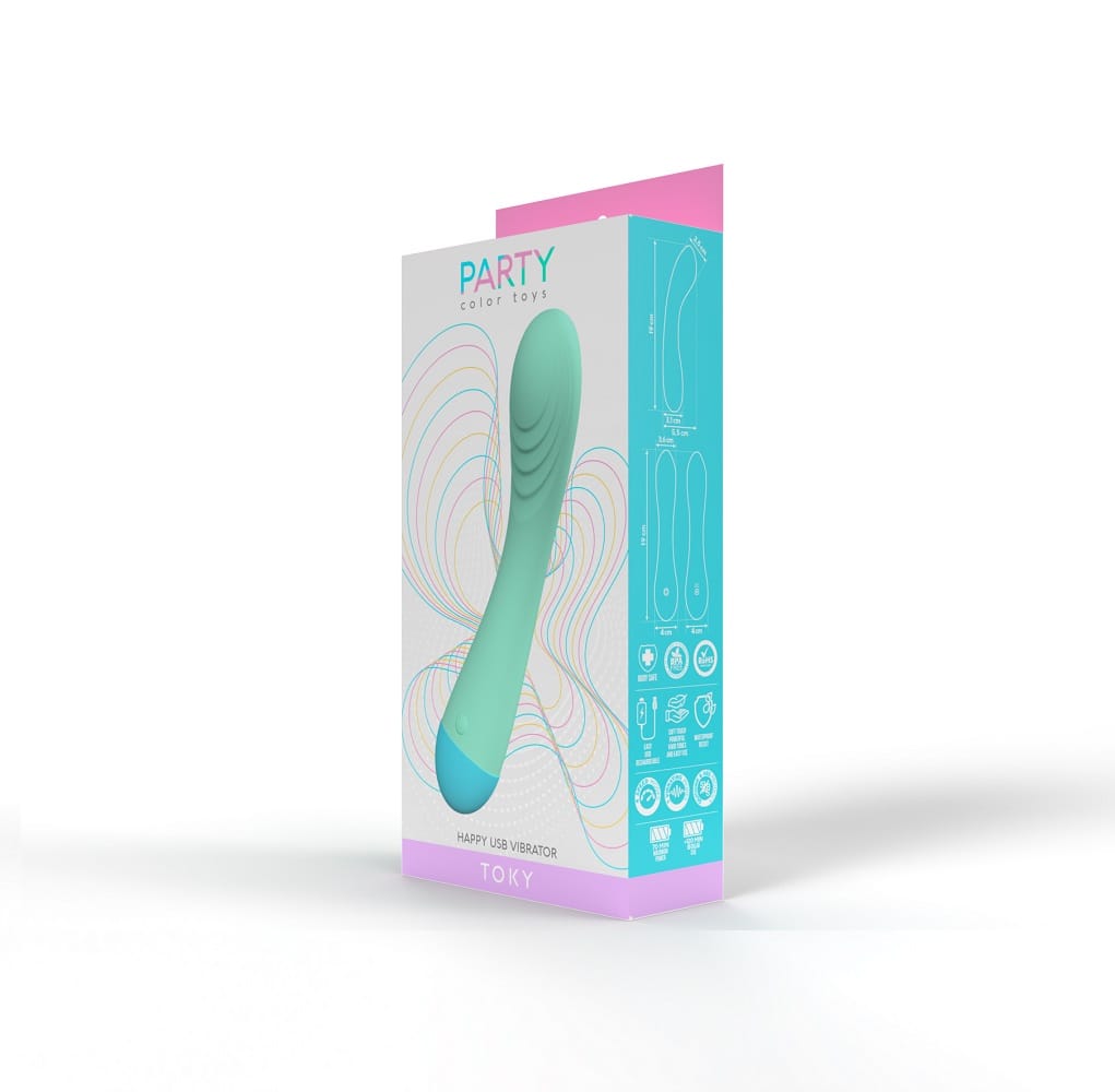 Party Color TOKY G-Spot Vibrator 11 Party Color TOKY G-Spot Vibrator - Image 10
