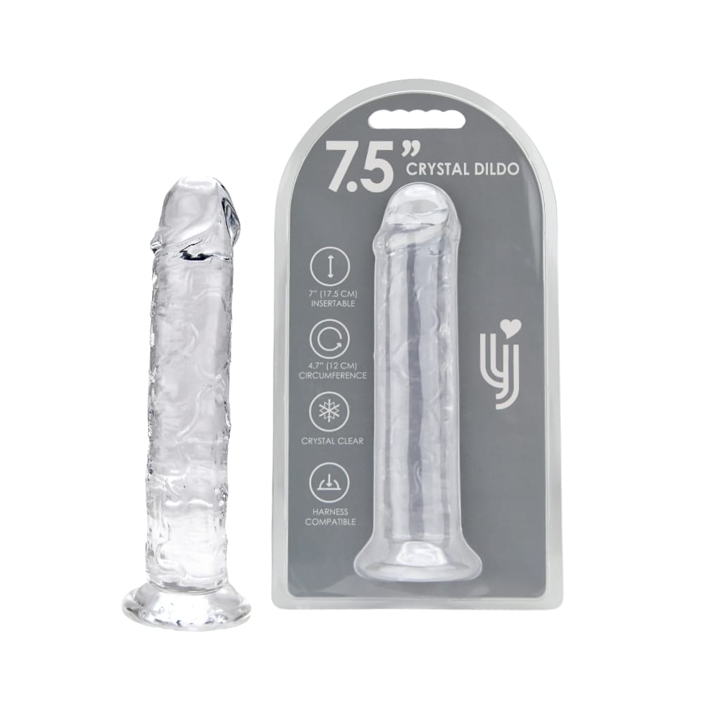 Loving Joy 7.5 Inch Suction Cup Dildo Clear 7 Loving Joy 7.5 Inch Suction Cup Dildo Clear - Image 6
