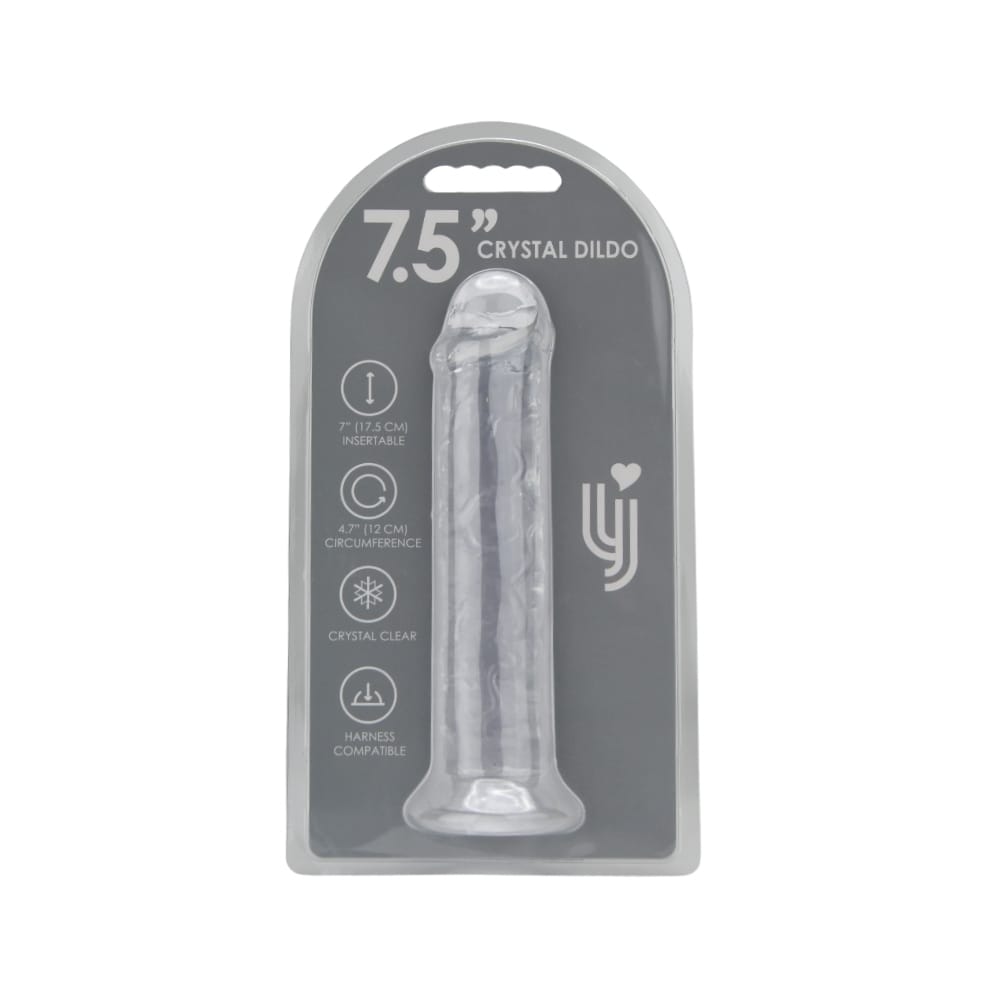 Loving Joy 7.5 Inch Suction Cup Dildo Clear 8 Loving Joy 7.5 Inch Suction Cup Dildo Clear - Image 7