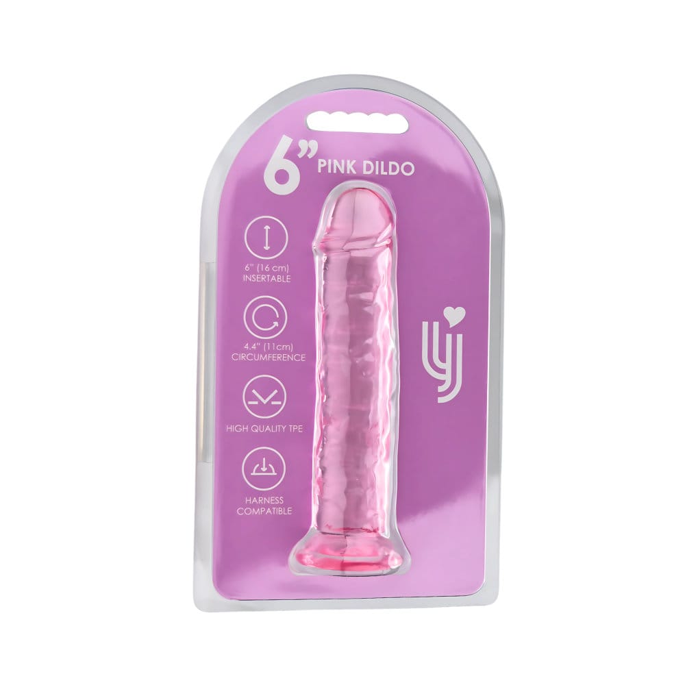 Loving Joy 6 Inch Suction Cup Dildo Pink 7 Loving Joy 6 Inch Suction Cup Dildo Pink - Image 6