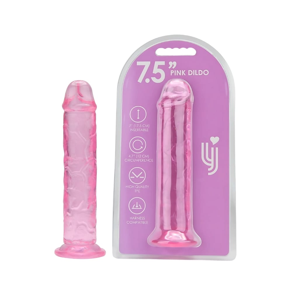 Loving Joy 7.5 Inch Suction Cup Dildo Pink 6 Loving Joy 7.5 Inch Suction Cup Dildo Pink - Image 5