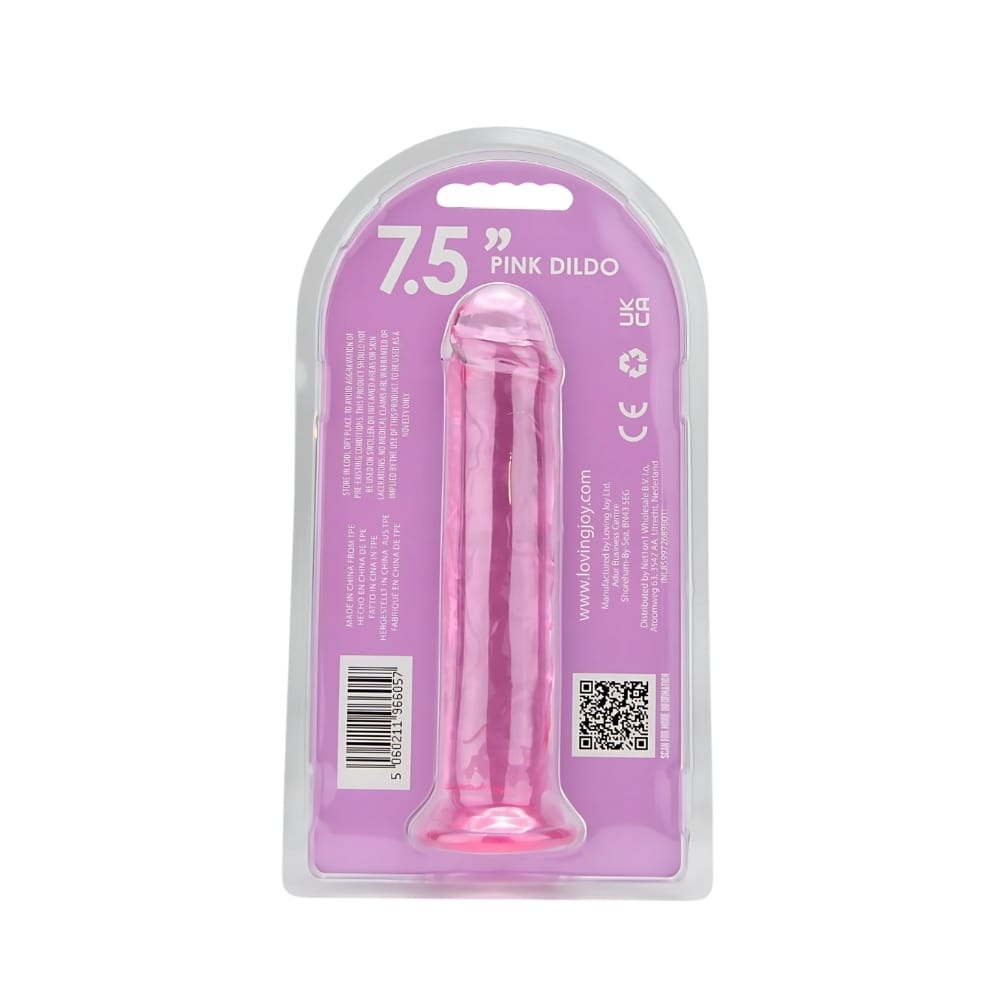 Loving Joy 7.5 Inch Suction Cup Dildo Pink 8 Loving Joy 7.5 Inch Suction Cup Dildo Pink - Image 7