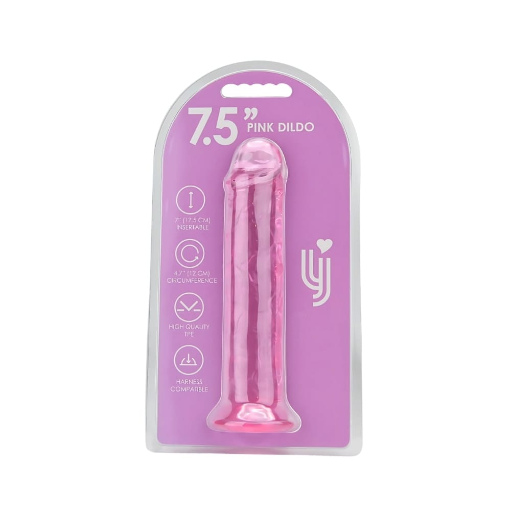 Loving Joy 7.5 Inch Suction Cup Dildo Pink 7 Loving Joy 7.5 Inch Suction Cup Dildo Pink - Image 6