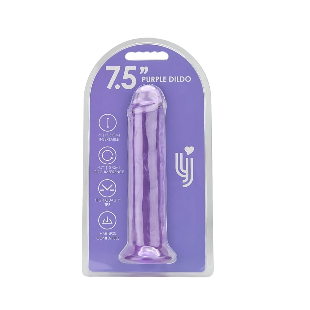 Loving Joy 7.5 Inch Suction Cup Dildo Purple 8 Loving Joy 7.5 Inch Suction Cup Dildo Purple - Image 7