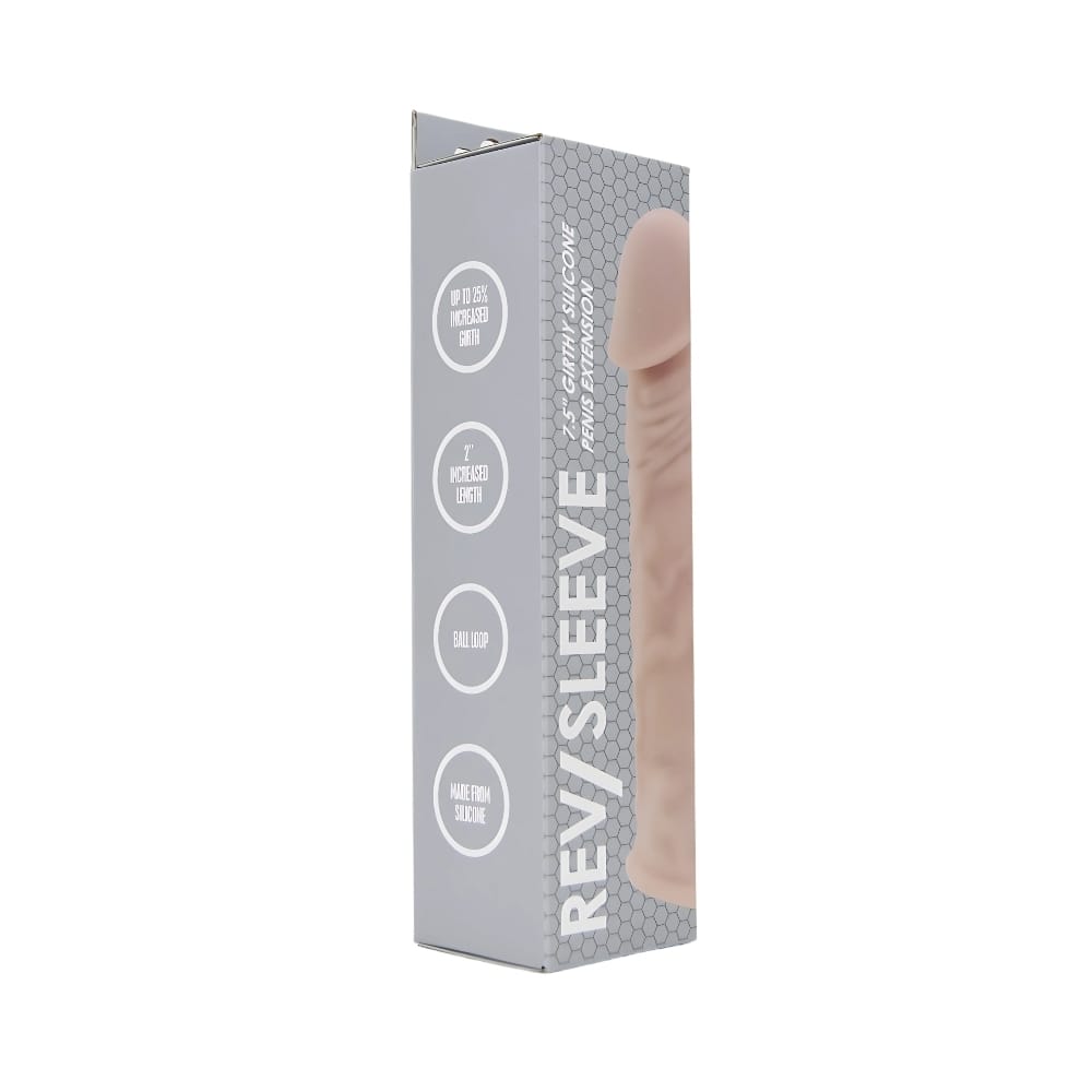 Rev-Sleeves 7.5 Inch Girthy Realistic Silicone Penis Extension Sleeve 10 Rev-Sleeves 7.5 Inch Girthy Realistic Silicone Penis Extension Sleeve - Image 9