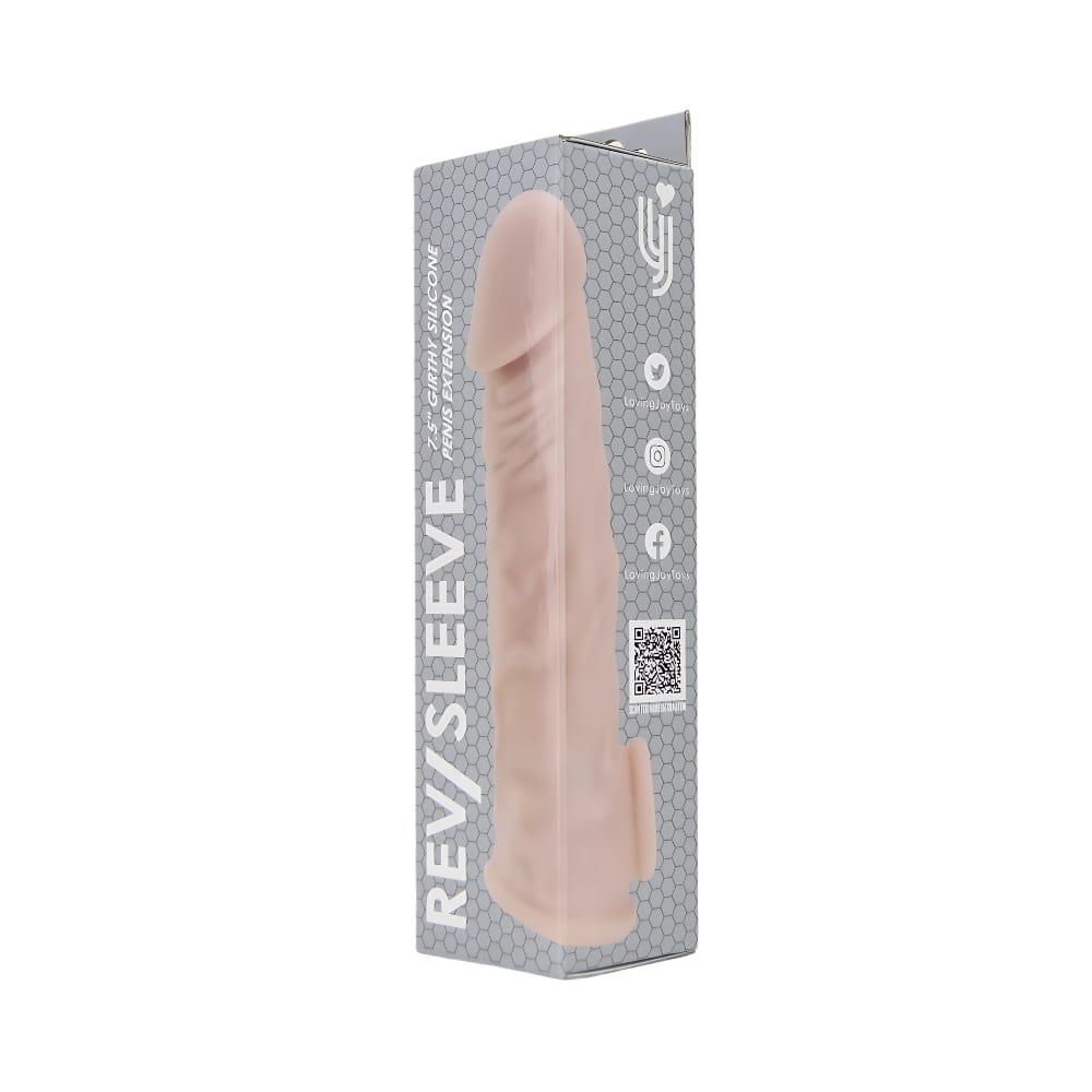 Rev-Sleeves 7.5 Inch Girthy Realistic Silicone Penis Extension Sleeve 11 Rev-Sleeves 7.5 Inch Girthy Realistic Silicone Penis Extension Sleeve - Image 10