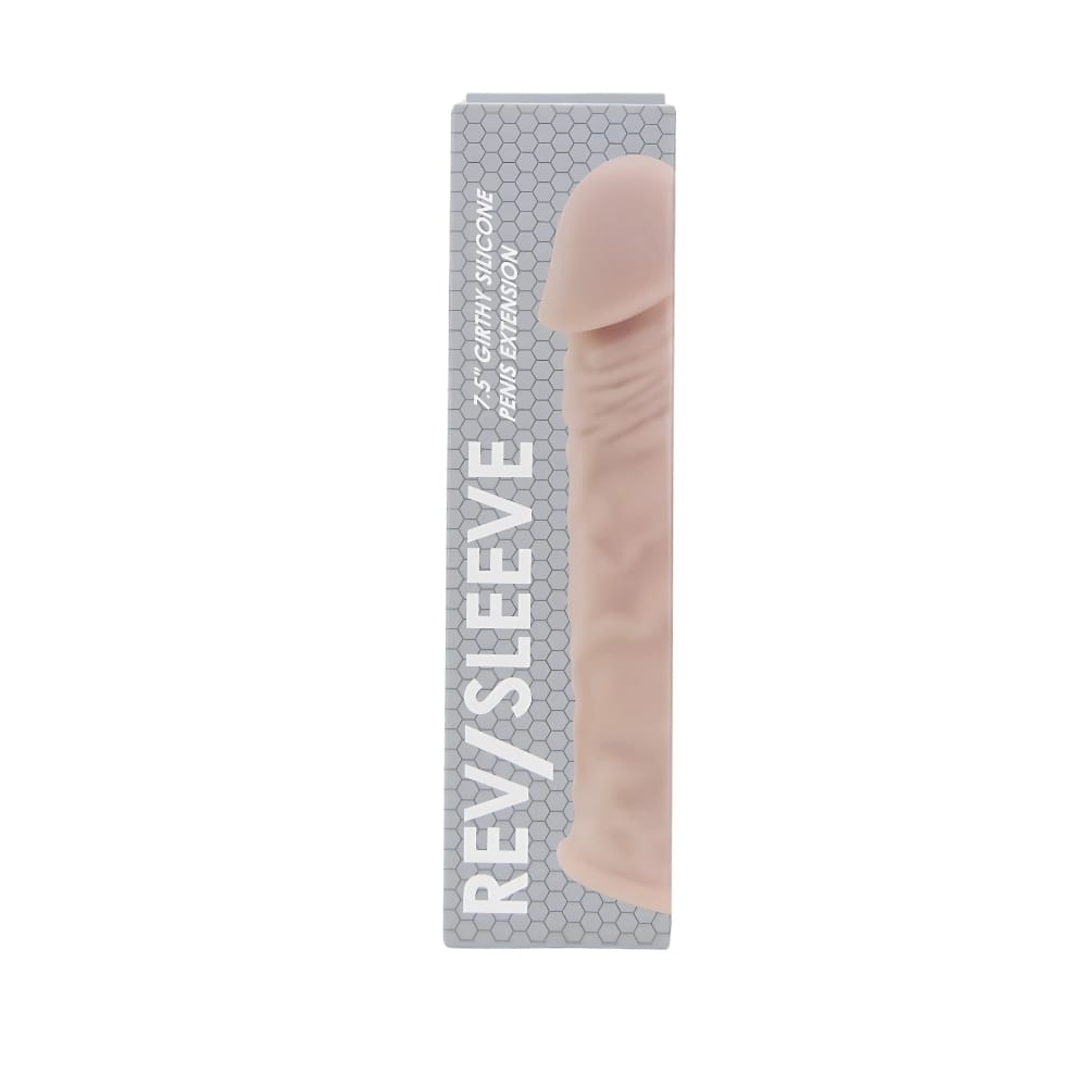 Rev-Sleeves 7.5 Inch Girthy Realistic Silicone Penis Extension Sleeve 9 Rev-Sleeves 7.5 Inch Girthy Realistic Silicone Penis Extension Sleeve - Image 8