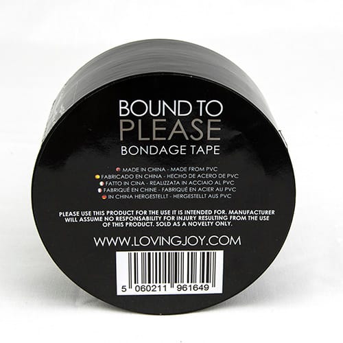 Bound to Please Bondage Tape Black 4 Bound to Please Bondage Tape Black - Image 3