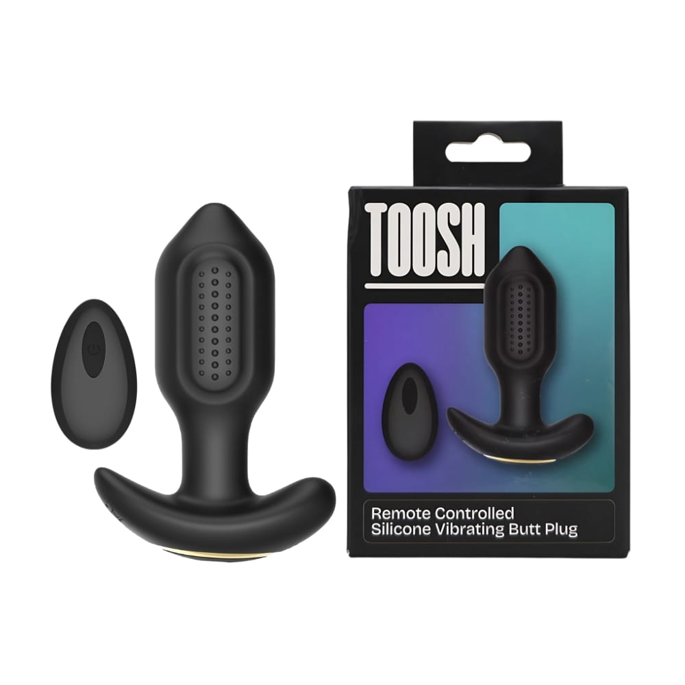 Toosh Remote Controlled Silicone Vibrating Butt Plug 13 Toosh Remote Controlled Silicone Vibrating Butt Plug - Image 12