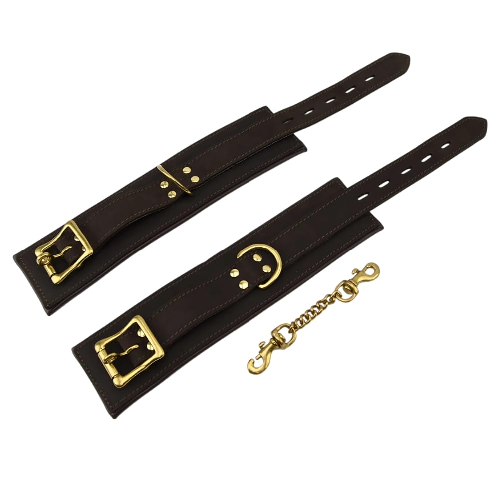BOUND Nubuck Leather Wrist Restraints 8 BOUND Nubuck Leather Wrist Restraints - Image 7